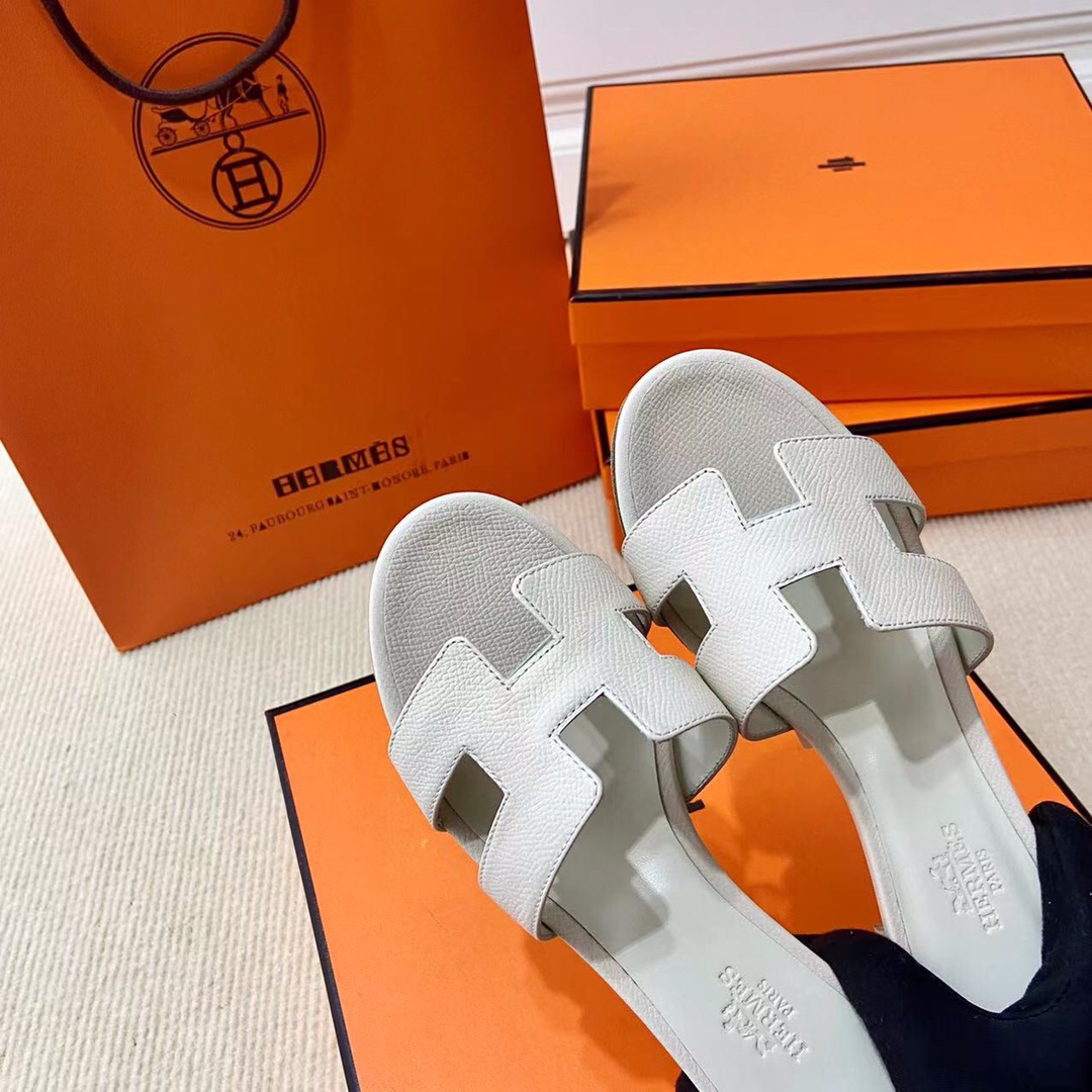 에르메스 올수공 오아시스 슬리퍼 샌들 앱송 35